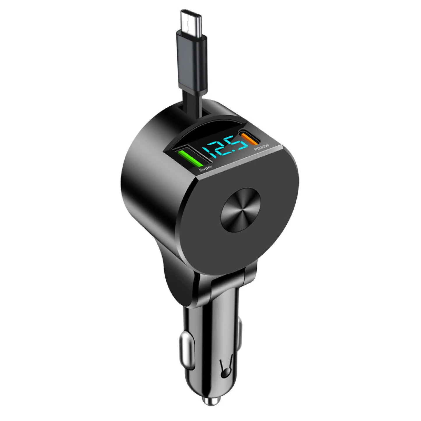 ChargeX Mini | 3-in-1 Retractable Car Charger