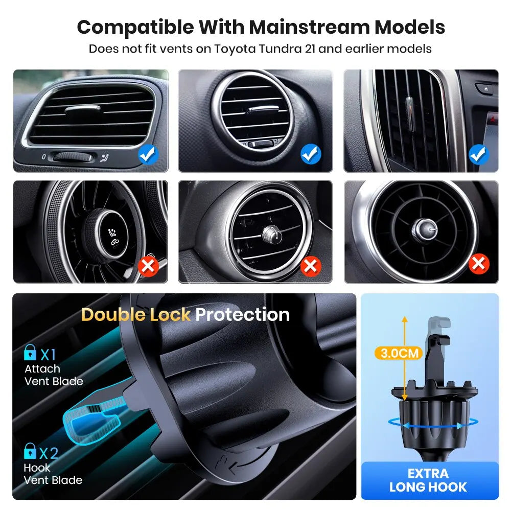 MountX Pro | Secure Car Phone Mount